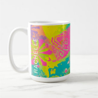Neon Dreams Abstract Coffee Mug