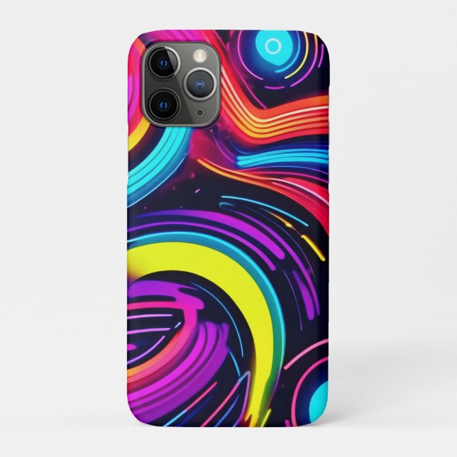 Neon Dreamscape Art Case-Mate iPhone Case (Back)