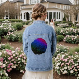 Neon Dusk Denim Jacket