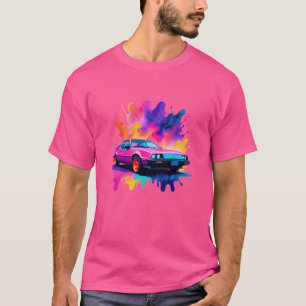 Neon Echoes Car T-Shirt
