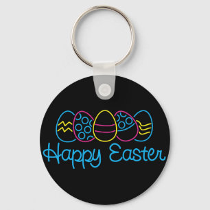 Neon Eggs - Key Ring
