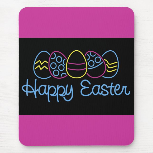 Neon Eggs - Mouse Mat (Front)
