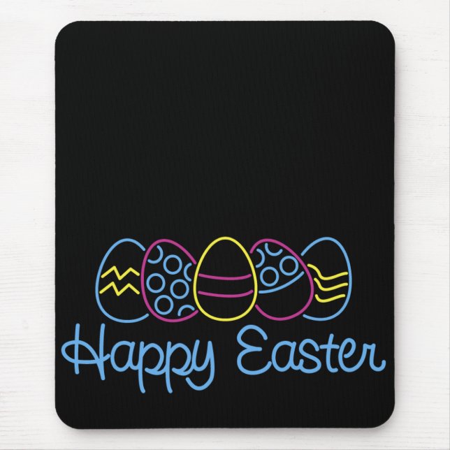 Neon Eggs - Mouse Mat (Front)