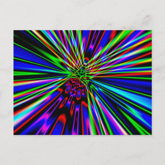 Neon Explosion Postcard