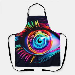 Neon Eye Dream Apron