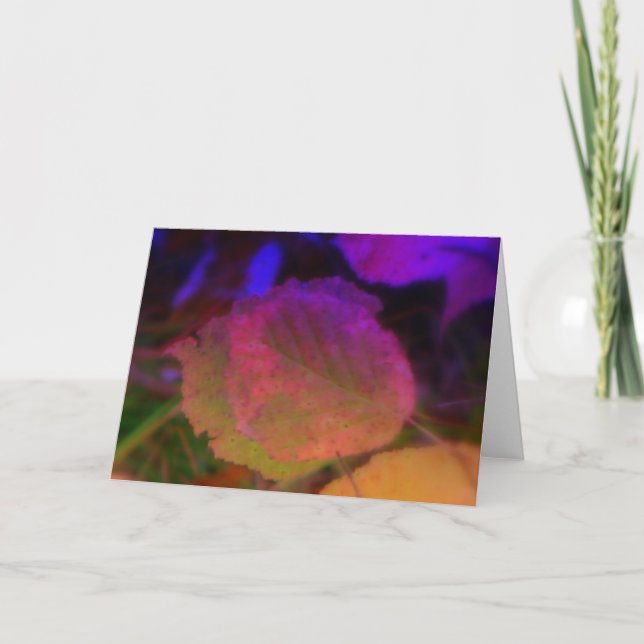Neon Fall Card (Front)