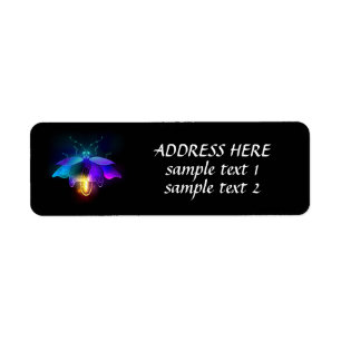 Neon Firefly on black