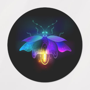 Neon Firefly on black