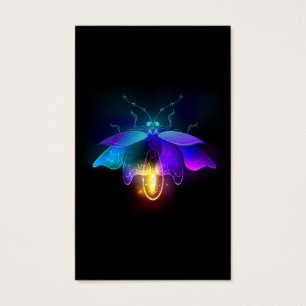 Neon Firefly on black