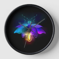 Neon Firefly on black