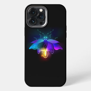 Neon Firefly on black iPhone 13 Pro Max Case