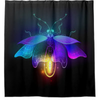 Neon Firefly on black