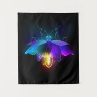 Neon Firefly on black