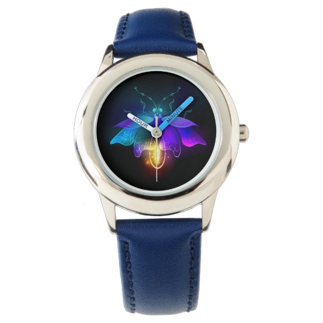 Neon Firefly on black Watch (Front)