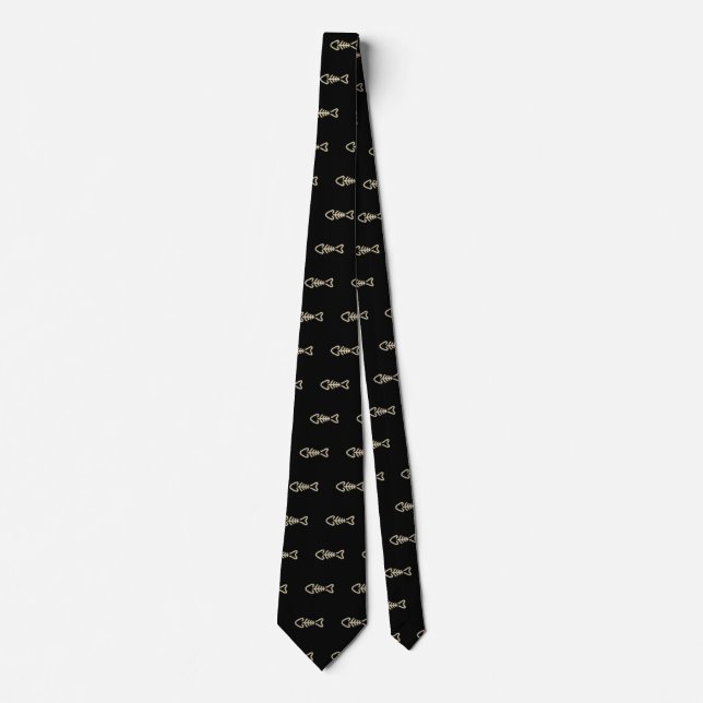 Neon Fish Bones Tie (Front)