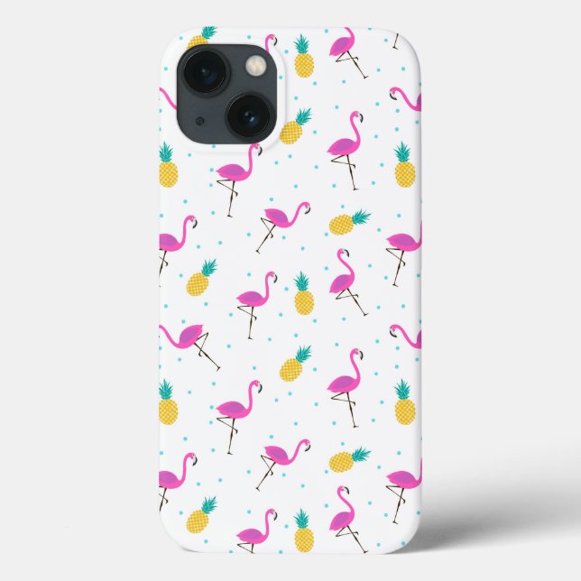 Neon Flamingos 2 Case-Mate iPhone Case (Back)
