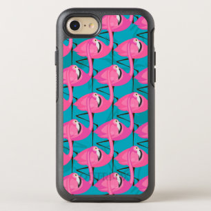 Neon Flamingos OtterBox Symmetry iPhone 8/7 Case