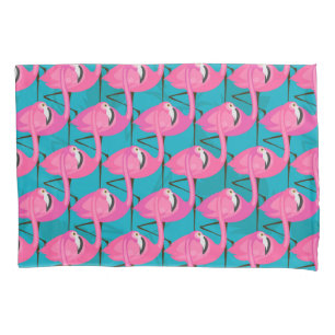 Neon Flamingos Pillowcase