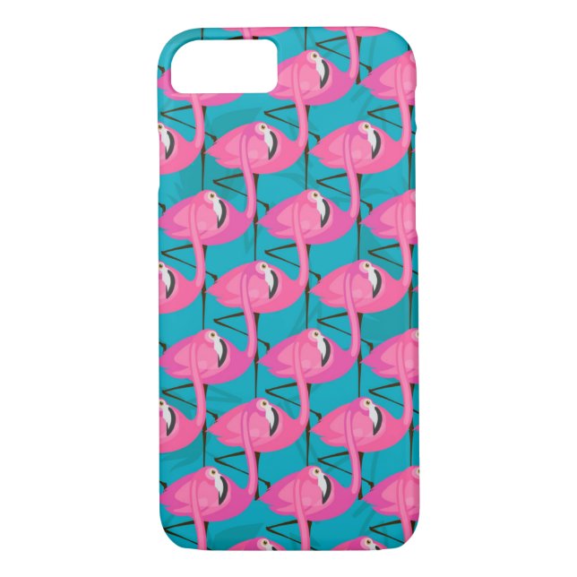 Neon Flamingos Two Case-Mate iPhone Case (Back)