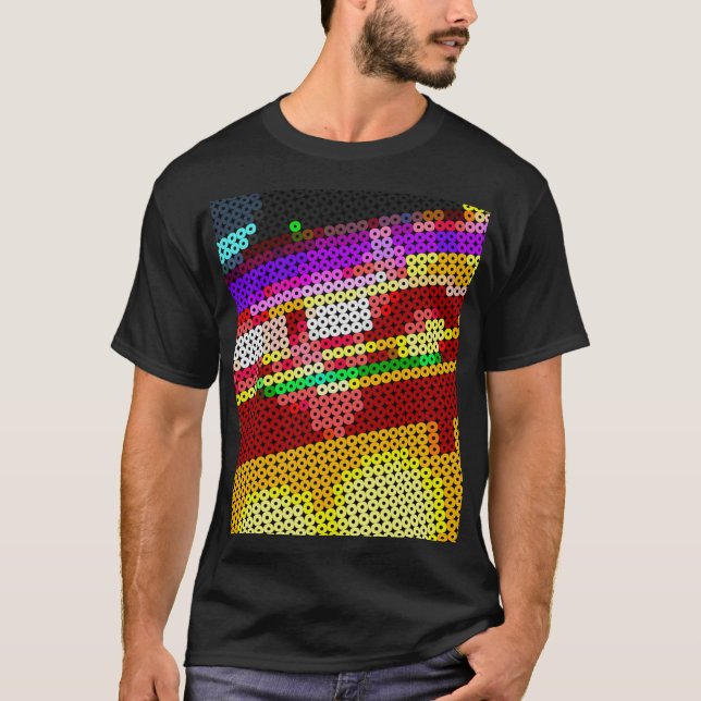 Neon flash frozen heartbeat T-Shirt (Front)