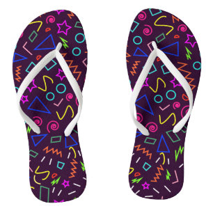 Neon Flip Flops