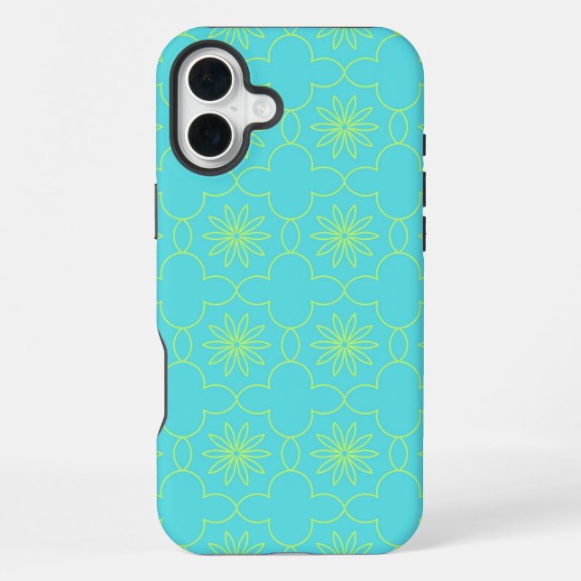 Neon Flora iPhone Case (Back)