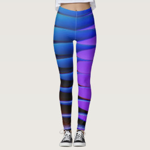 Neon Flow: Futuristic Gradient Leggings