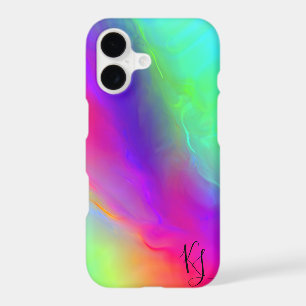 Neon Flow Personalised Phone Case