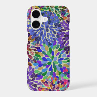 Neon Flowers iPhone case