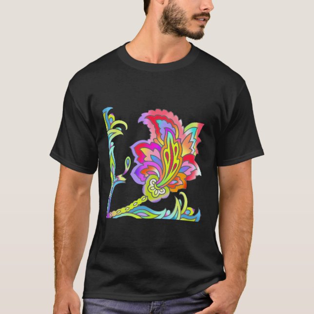 Neon Flowers T-Shirt (Front)