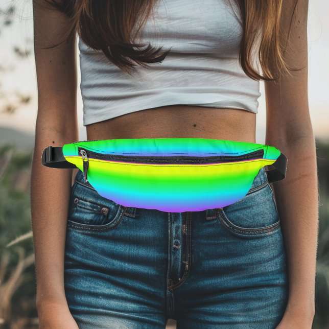 Neon Fluorescent Stripe Retro  Bum Bags (Creator Uploaded)