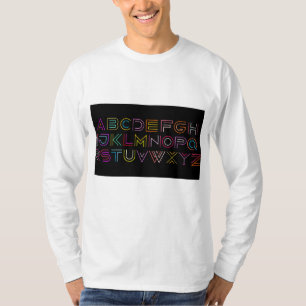 Neon Font T-Shirt