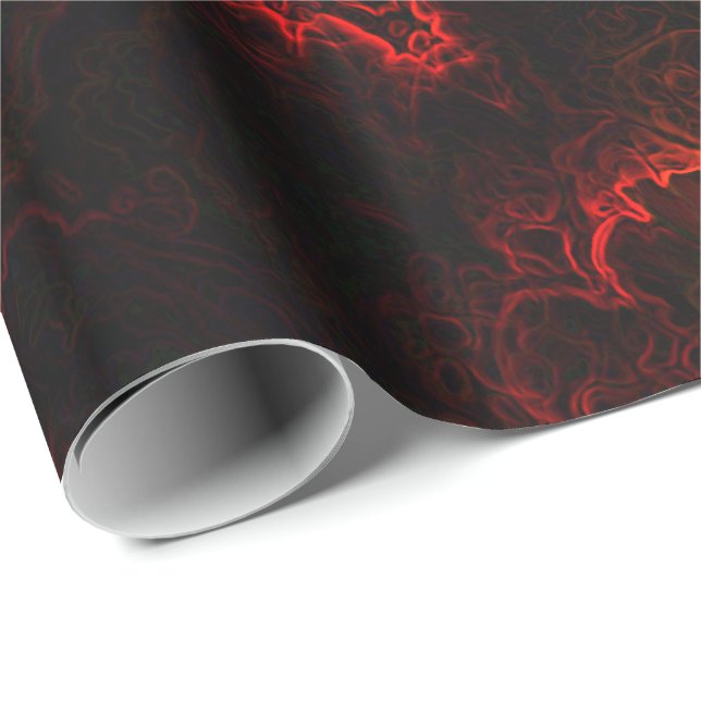 Neon Fractal 4 Wrapping Paper (Roll Corner)