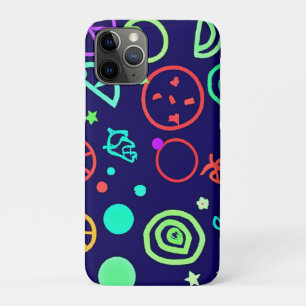 Neon Fruits Pattern Colours iPhone 11 Pro Case