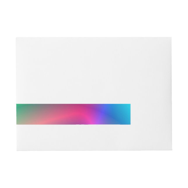 Neon Fun Wraparound Address Label (Front)