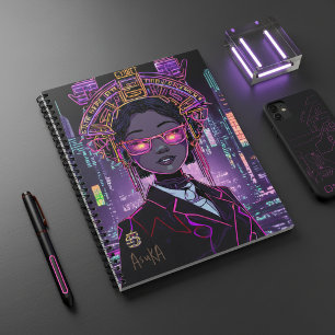 Neon Future Personalised ID1028 Notebook