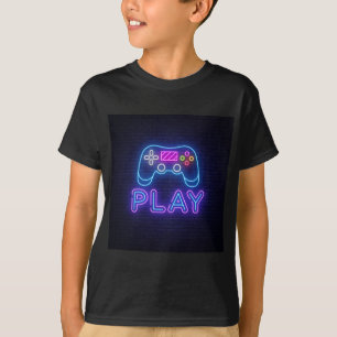 Neon Gamer Let's Play T-Shirt