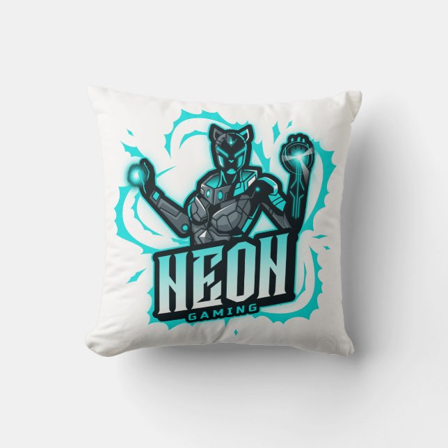 Neon Gaming  Cushion (Front)