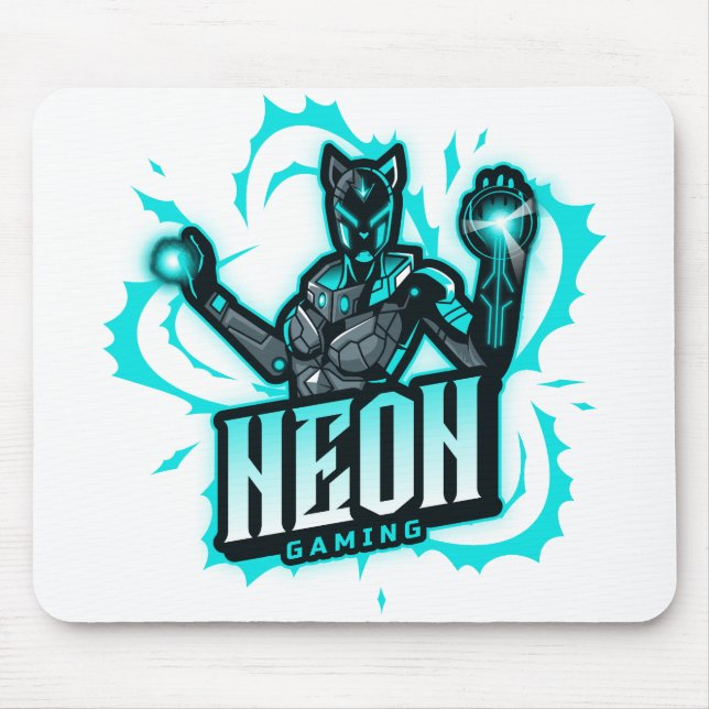 Neon Gaming  Mouse Mat (Front)
