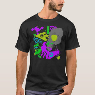 Neon Gasmask T-Shirt
