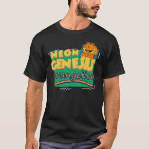 Neon Genesis Evangelion Meets Garfield And Friends T-Shirt