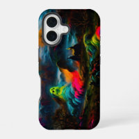 Neon Ghosts in a Haunted Fantasy Landscape