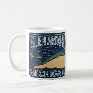 Neon Glen Arbor Michigan  Coffee Mug