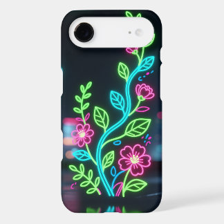 Neon Glow Black Phone Case