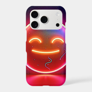 Neon Glow Happy Face Art