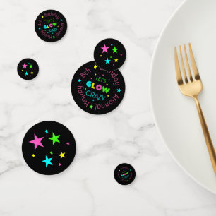 Neon Glow in the Dark Birthday Party Confetti