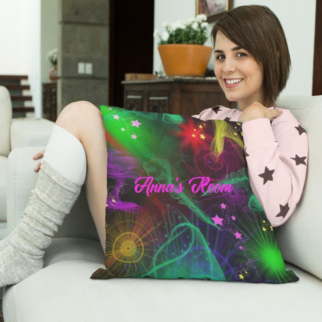 Neon Glow in the Dark Custom Pillow (Creator Uploaded)