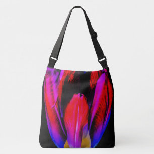 Neon Glow Tulip Crossbody Bag