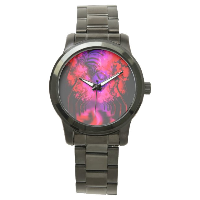 Neon Goddess in Enchanted Forest Watch (Front)