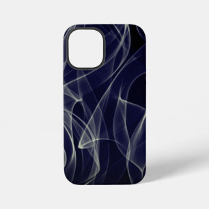 Neon Gold and Blue Curvy Line Pattern -COOL iPhone 12 Mini Case
